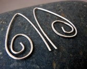 Earrings. Minimalistic. Sterling Silver. Modern and Trendy. Keywestdesigning.