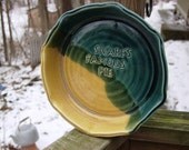 Personalized Custom Pie Plate 10 inch Pie Plate