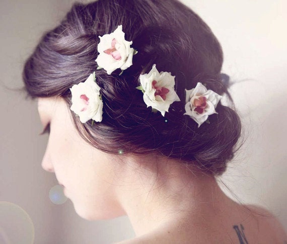 flower hair clip set 'jupiter'