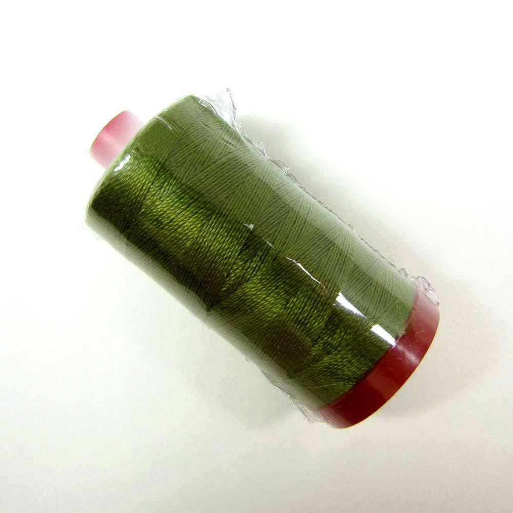 Aurifil Thread 2887 Olive Green 12 Wt. Cotton Mako