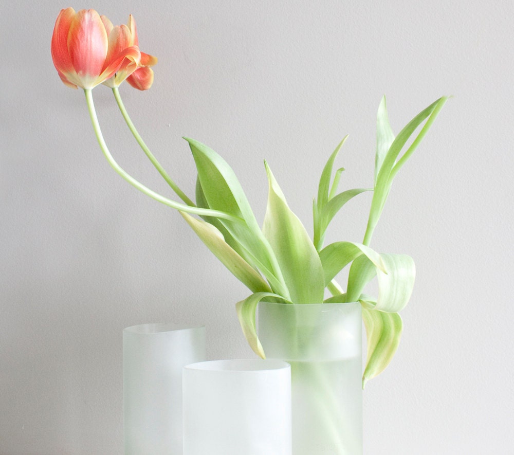 Recycled Glass Vase/Planter - size medium