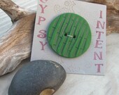 Bamboo Clay Button - Large