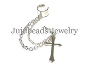 READY to be SHIPPED  Big Cross Ear Cuff