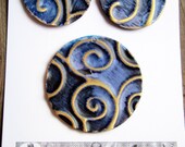 Vintaj Natural Brass embossed pendants and charms