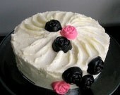 Chocolate Roses, cake topper, cupcake topper set of 25