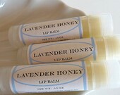 Natural lip balm - Lavender Honey