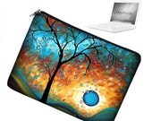 15 inch Laptop Sleeve MacBook Pro 15 inch Laptop Bag MacBook Case  - Aqua Burn MadArt