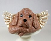 Ceramic Dog Angel