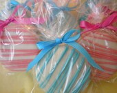 Hot Pink and Tiffany Blue Chocolate Covered Oreos Cookies Baby Boy Baby Girl Twins Baby Shower Party Favors Christening Cotton Candy Theme