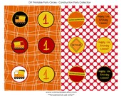 Construction Birthday Party Cupcake Toppers/Party Circles - Digital File Il_170x135