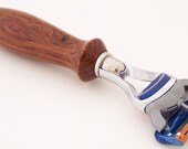 Kingwood Fusion Razor Shaving Handle (Handmade in USA))