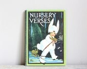 ON SALE  Vintage English Nursery Verses Book