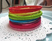 Bright Rainbow Bangles