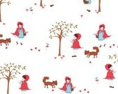 1 Fat Quarter Moda A Walk In the Woods by Aneela Hoey Red Riding Hood, Designer Fabric