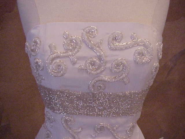 Style 2402 / White Wedding Dress / Beaded Bridal Gown / Darius Cordell Fashion Ltd.
