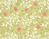 Sweet Leaves in Bloom, Bella Butterfly fabric, Patty Sloniger for Michael Miller, 1 yard