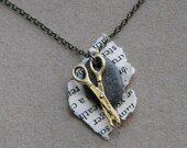 Rock Paper Scissor Necklace