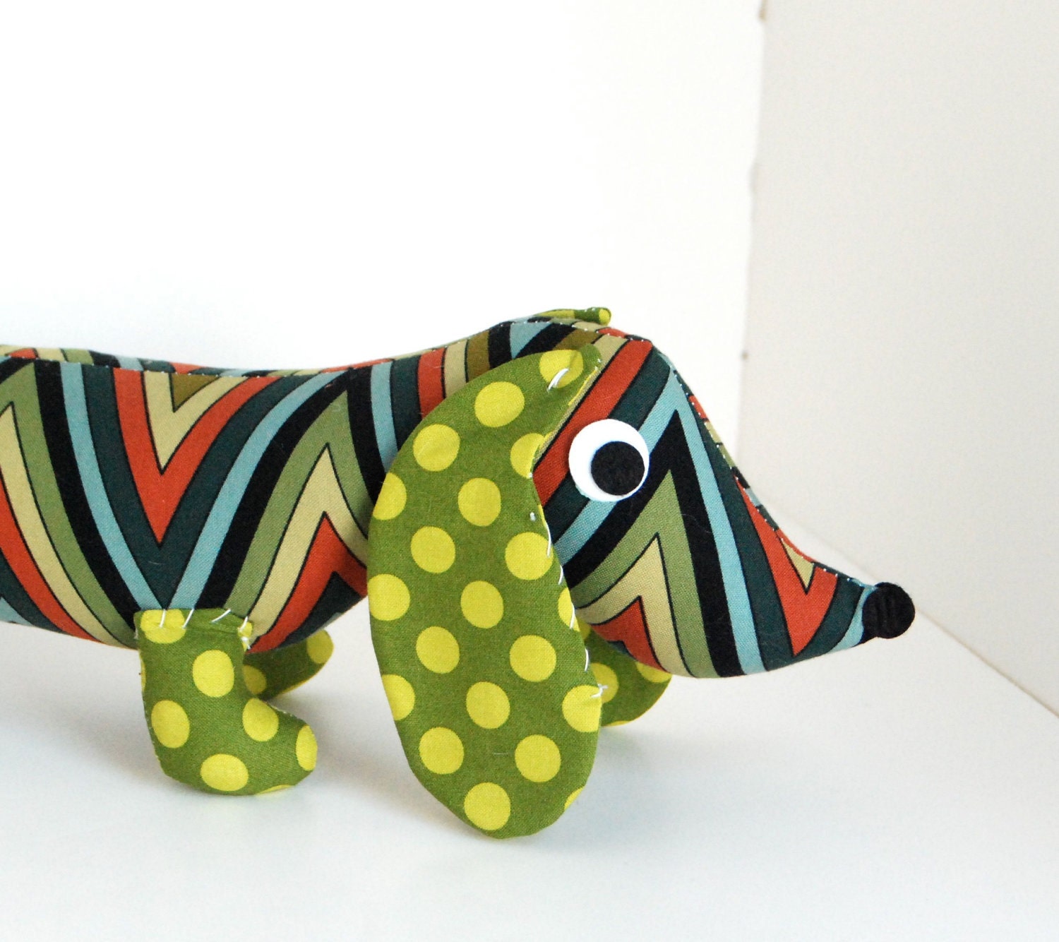 Wiener Dog Plush Dachshund Toy ZIPPY