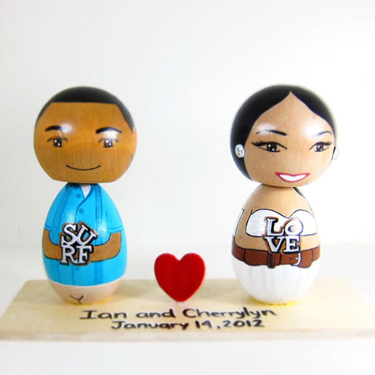 Custom Large Wedding Cake Topper Mini-Me