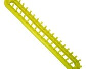 New Knifty Knitter 14 Inch Long Loom by Provo Craft- Yellow