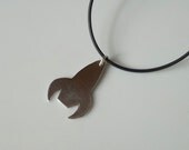 Sterling Silver Rocket pendant
