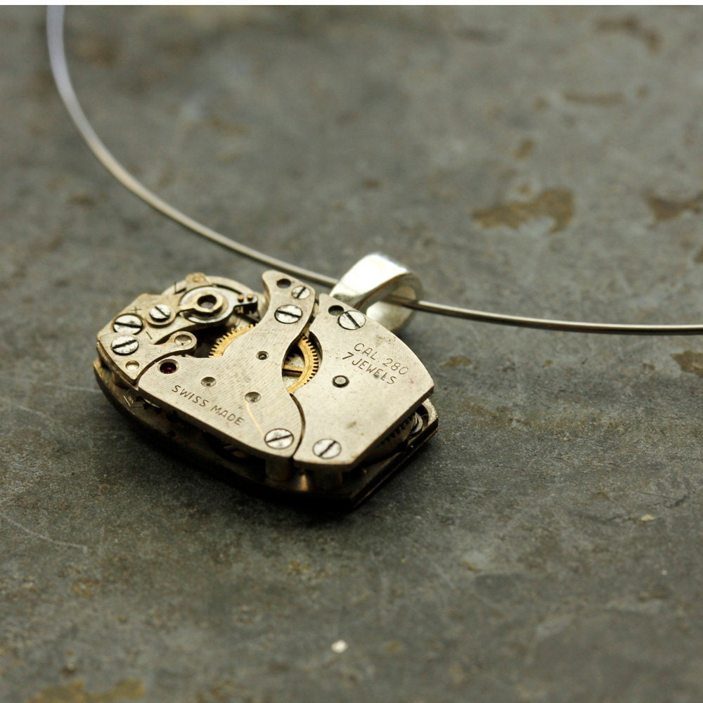 CHIC and CHAMFERED steampunk NECKLACE