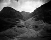 Glencoe, Scotland - Black and White Holga fine art photograph