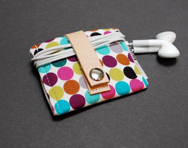 iPod Nano Case with Leather Strap / iPod Nano 6th Generation Case / iPod Shuffle Case / iPod Nano Cover - Cosmopolitan