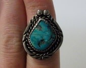 Sterling Silver and Turquoise Ring