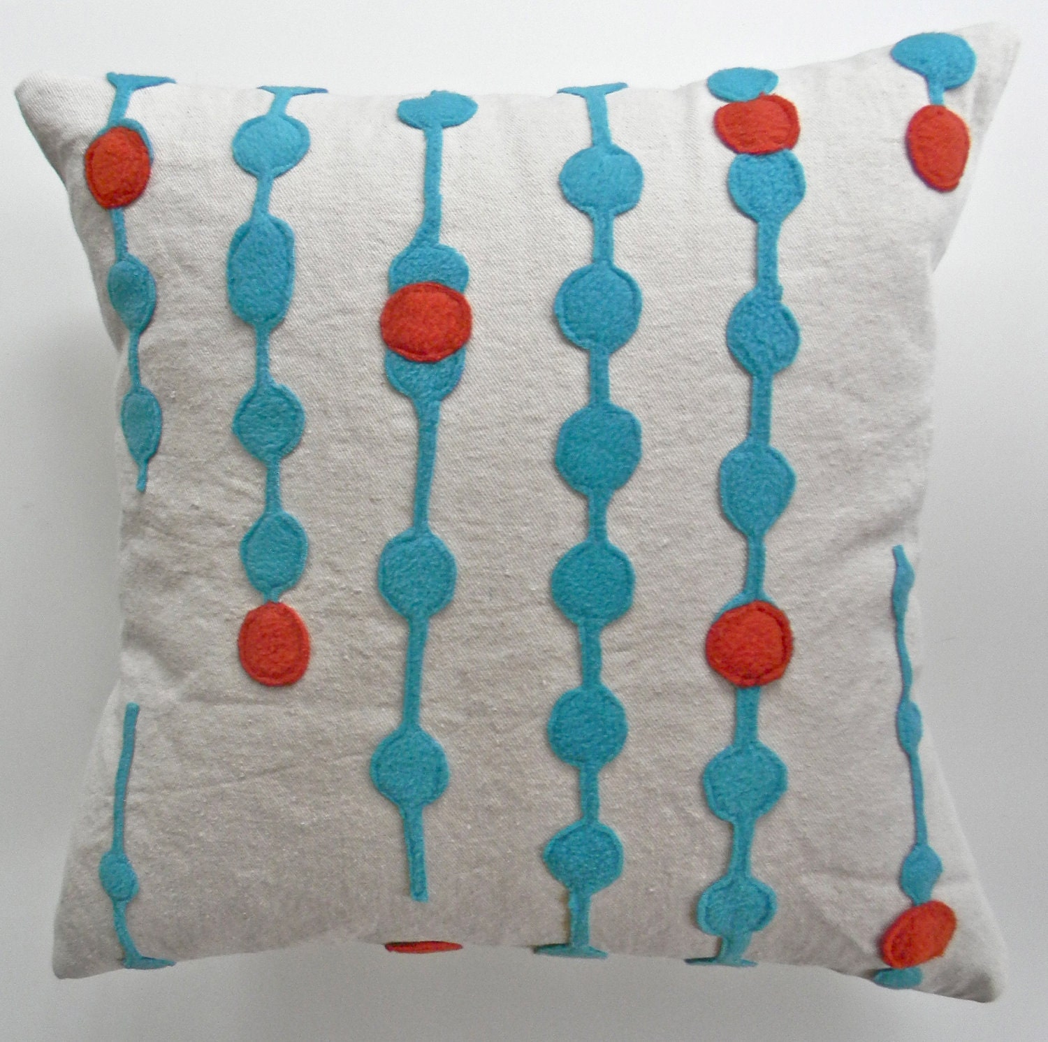 modern abstract raindrop pillow cover 18x18