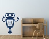 Robot Wall Decal - Vinyl Wall Stickers Art