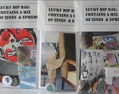 Lucky Dip Bag: contains a mix of zines and ephemera