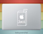 juice--Mac decals Mac decal Macbook decal Macbook sticker Macbook pro decal Macbook air sticker ipad sticker ipad decal