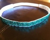 Jade Sparkle Headband (5/8" wide)