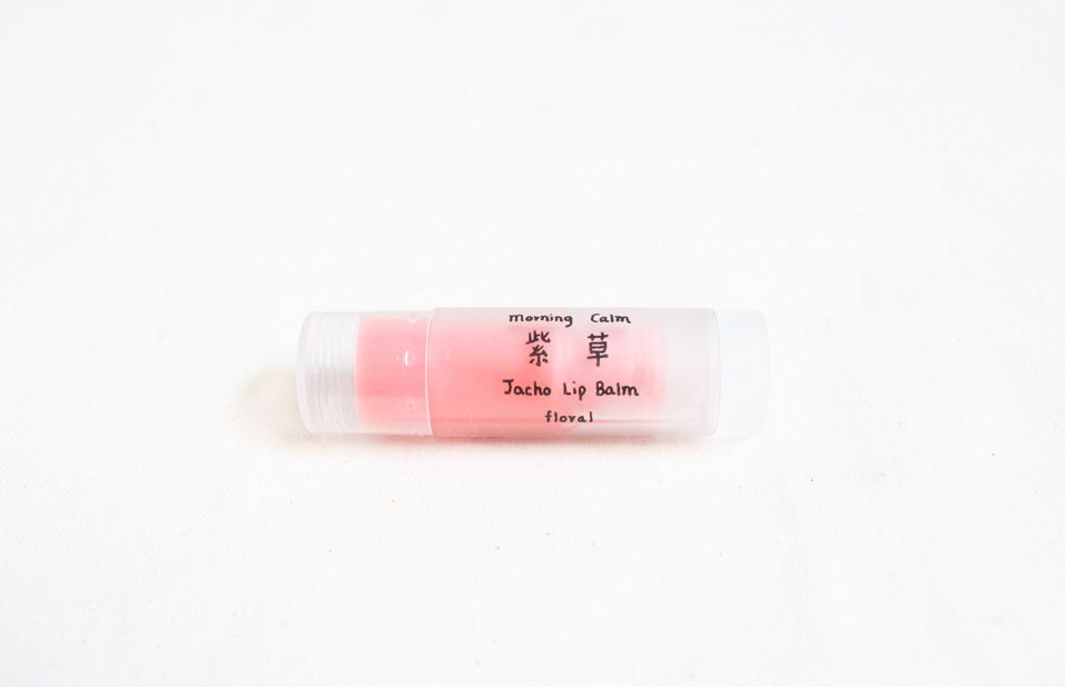 Jacho Lip Balm Floral, All Natural  with Organic Argan oil 6ml, 0.2oz