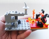 Lego, Gandalf and the Balrog, micro scene