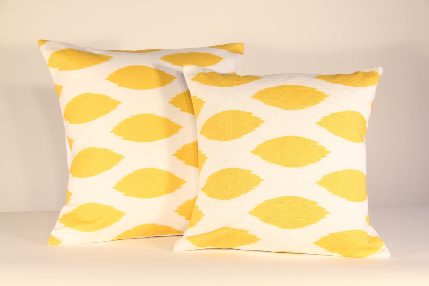 Yellow Premier Print Designer Pillow Covers 16x16in. and 18x18in. (FREE SHIPPING) - DreamPillowZzz