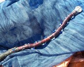 Magic Wand - Willow Wrapped in Wire with Gold Disk