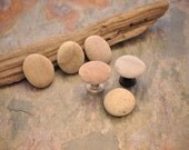 Beach & River Rock Cabinet Knobs - Set of 6 Itty Bitty
