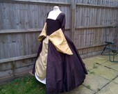 Tudor Henrician gown dress in silk  taffeta