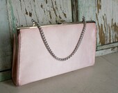 Vintage Pink and Silver Purse