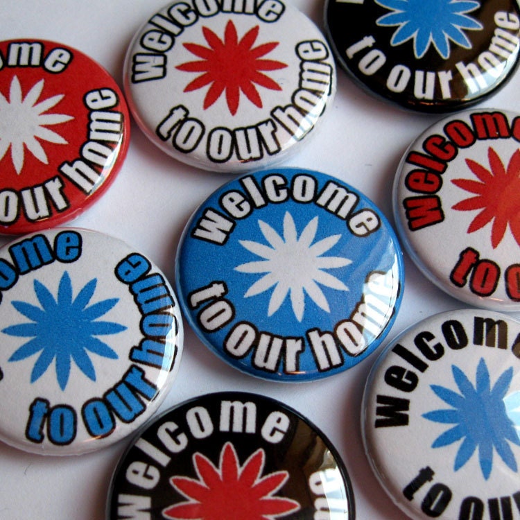 Welcome to Our Home Housewarming Magnets - Set of 25