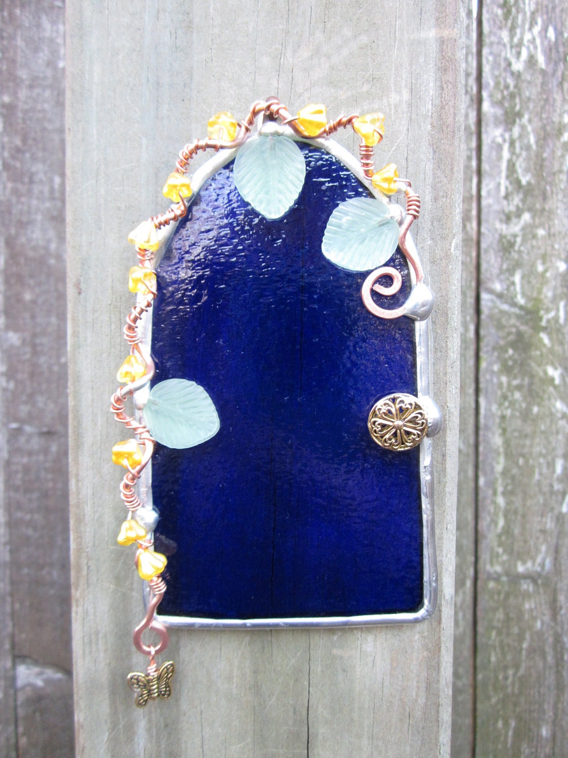 Royal Blue Fairy Door - GatheringStars