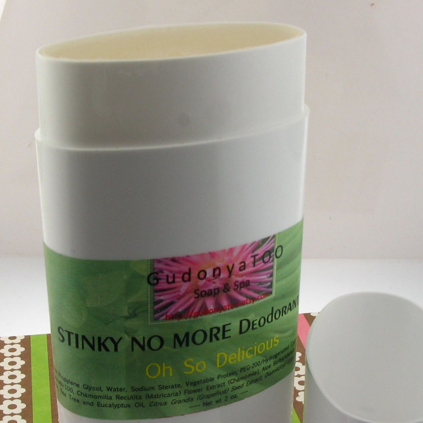New--GudonyaTOO--Super Duper Stinky NO More--Vegetable Protein Deodorant Stick---- Pick your Scent