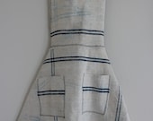 Antique Handloomed Hemp Linen Apron