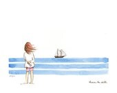 Children's Wall Art Print - Peace Be Still - 8x10