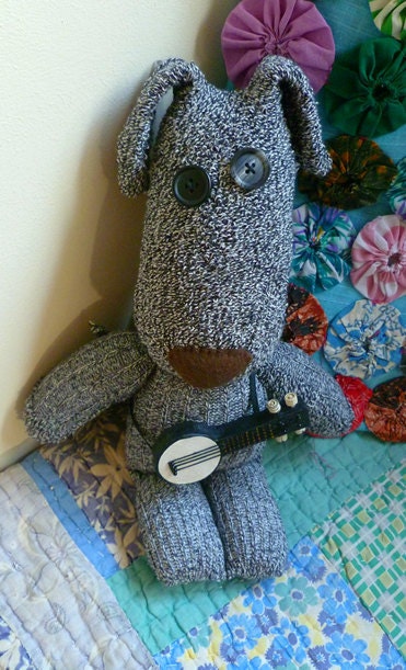 Sock Dog with Banjolele