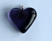 Mother Courage Brave Heart Purple Glass Pendant Slide Limited Edition