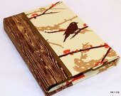 Kindle Touch Case / Kindle Case / Nook Cover - Hardcover Book Style, Joel Dewberry Sparrows Bark,  Magnet Close Personalize
