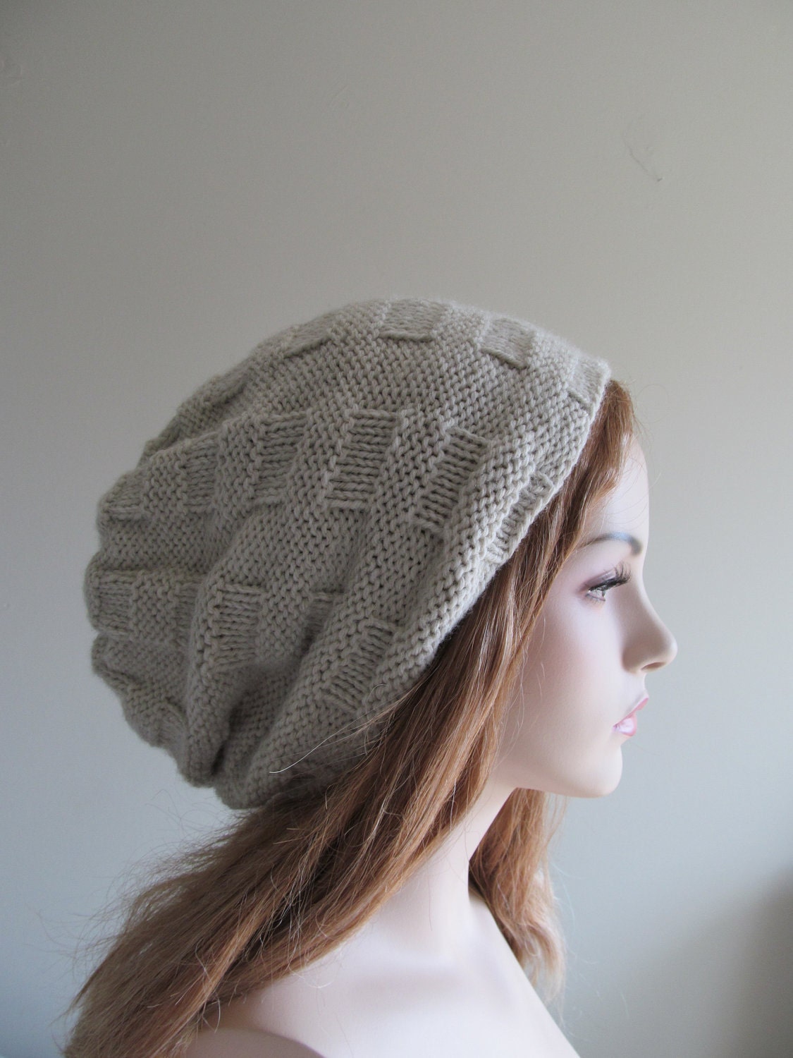 PDF Patterns Slouchy Hats Oversize Berets Baggy Beanie Slouch Womens Girls Spring